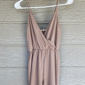 Cute Beige Jump Suit